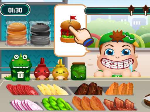 Burger Rush Game